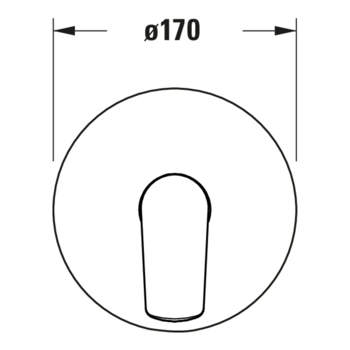 Duravit No. 1 Fertigmontageset UP-Einhebel-Brausemischer, 1 Verbr., chr