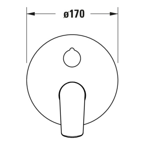 Duravit No. 1 Fertigmontageset UP-WA.-EHM, 2 Verb, Sicherheitskomb., ch