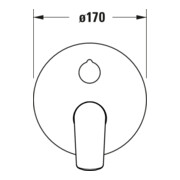 Duravit No. 1 Fertigmontageset UP-WA.-EHM, 2 Verb, Sicherheitskomb., ch-3