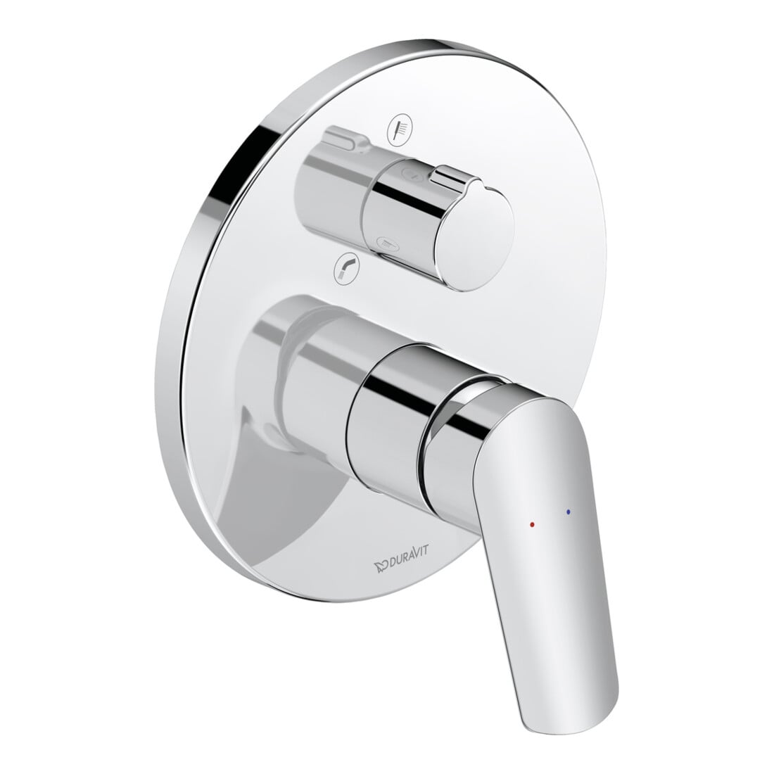 Duravit No. 1 Fertigmontageset UP-WA.-EHM, m Umst-V, 2 Verbr., chr
