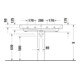 Duravit No. 1 Meuble lavabo 100x46 cm, avec trop-plein, tablette mitigeur, blanc