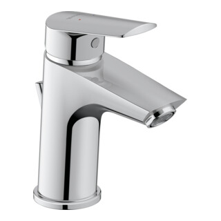 Duravit No. 1 Mitigeur lavabo mono-commande S avec vidage à tirette, bec 100 mm, chrome