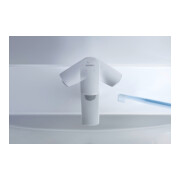 Duravit No. 1 Mitigeur lavabo mono-commande S avec vidage à tirette, bec 100 mm, chrome-3