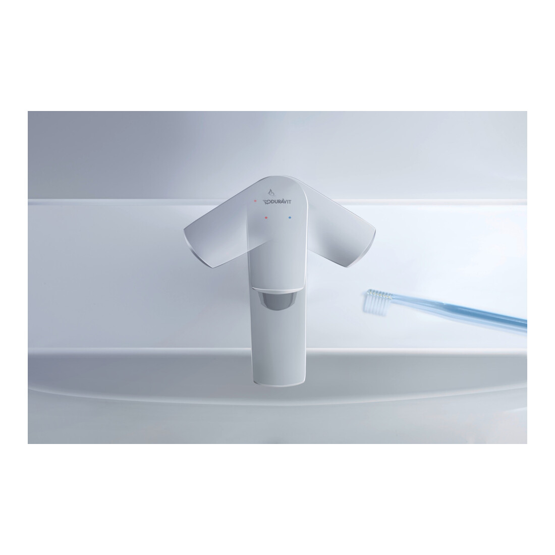 Duravit No. 1 Mitigeur lavabo mono-commande S avec vidage à tirette, bec 100 mm, chrome