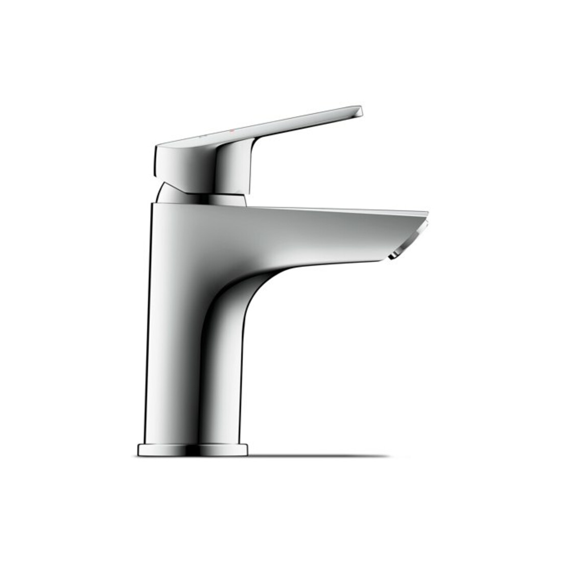 Duravit No. 1 Mitigeur lavabo mono-commandé S sans vidage, bec 100 mm, chromé