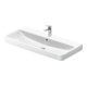 Duravit No. 1 Möbelwaschtisch 100x46cm, m HL, ÜL, Hahnlochbank, weiß-1