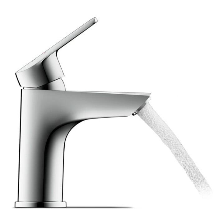 Duravit No. 1 Waschtisch-Einhebelmischer S o. Zugst.-Ablaufgarn., Ausl. 100mm, chr