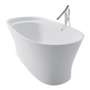 Duravit Oval-Badewanne Cape Cod 185,5x88,5x48,5cm, freist., 2 RS, weiß