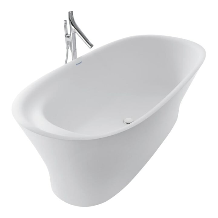 Duravit Oval-Badewanne Cape Cod 185,5x88,5x48,5cm, freist., 2 RS, weiß