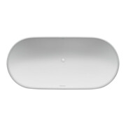 Duravit Oval-Badewanne Luv 160x75x46cm, frei., 2 RS, matt-weiß-3
