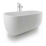 Duravit Oval-Badewanne Luv 180x85x46cm, frei., 2 RS, matt-weiß-2