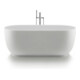 Duravit Oval-Badewanne Luv 180x85x46cm, frei., 2 RS, matt-weiß-2