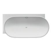 Duravit Oval-Badewanne Luv 185x95x46cm, Eck li, 2 RS, matt-weiß