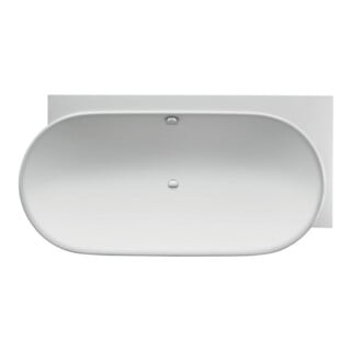 Duravit Oval-Badewanne Luv 185x95x46cm, Eck re, 2 RS, weiß