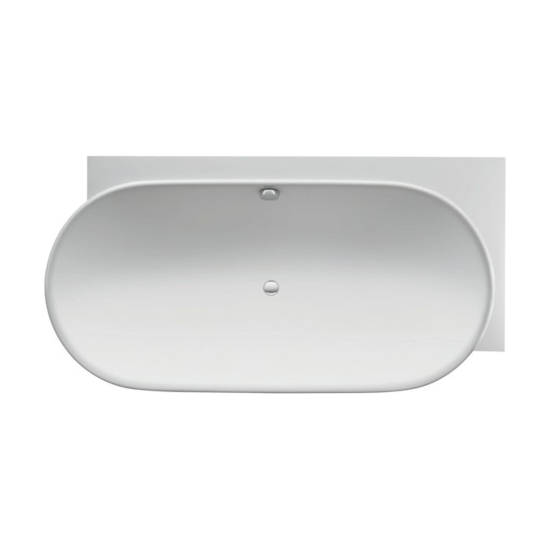 Duravit Oval-Badewanne Luv 185x95x46cm, Eck re, 2 RS, weiß