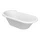 Duravit Oval-Badewanne Starck 180x80x46cm, EB-Version, 2 RS, weiß-1