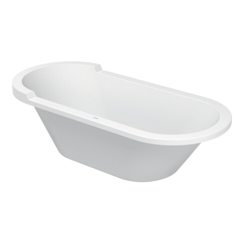 Duravit Oval-Badewanne Starck 180x80x46cm, EB-Version, 2 RS, weiß