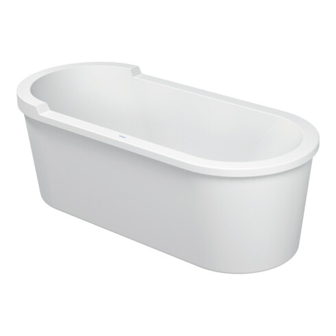 Duravit Oval-Badewanne Starck 180x80x46cm, freist., 2 RS, weiß