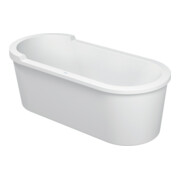 Duravit Oval-Badewanne Starck 180x80x46cm, freist., 2 RS, weiß