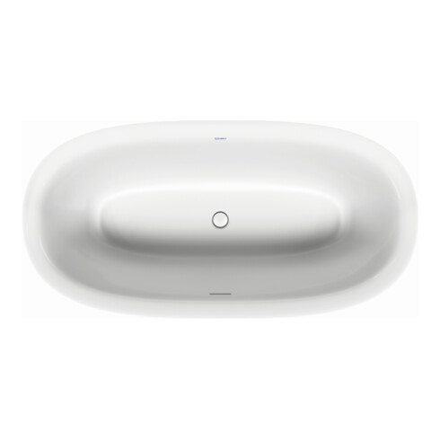 Duravit Oval-Badewanne White Tulip 160x80x48cm, frei., 2 RS, weiß