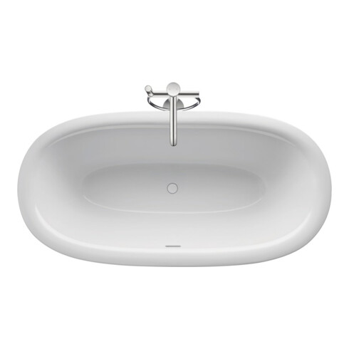 Duravit Oval-Badewanne White Tulip 160x80x48cm, frei., 2 RS, weiß