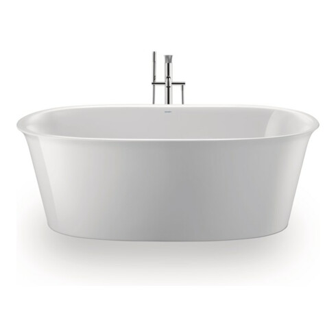 Duravit Oval-Badewanne White Tulip 160x80x48cm, frei., 2 RS, weiß