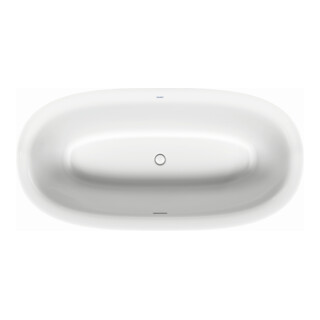Duravit Oval-Badewanne White Tulip 180x90x48cm, frei., 2 RS, weiß
