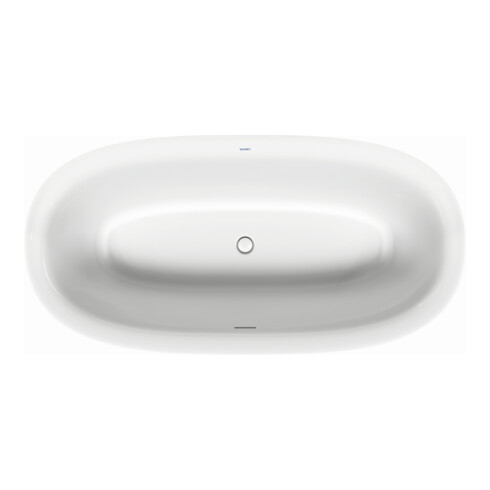 Duravit Oval-Badewanne White Tulip 180x90x48cm, frei., 2 RS, weiß