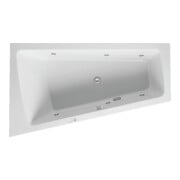 Duravit Paiova baignoire balnéo 170x100 cm, jet, version EB, 1 RS gauche, blanc