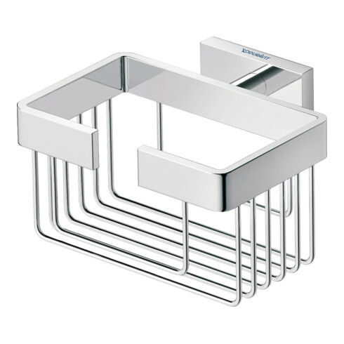 Duravit Panier à savon Karree 14x12 cm, chromé