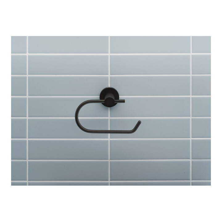 Duravit Papierhalter D-Code 16,5x6,6cm, schwarz matt