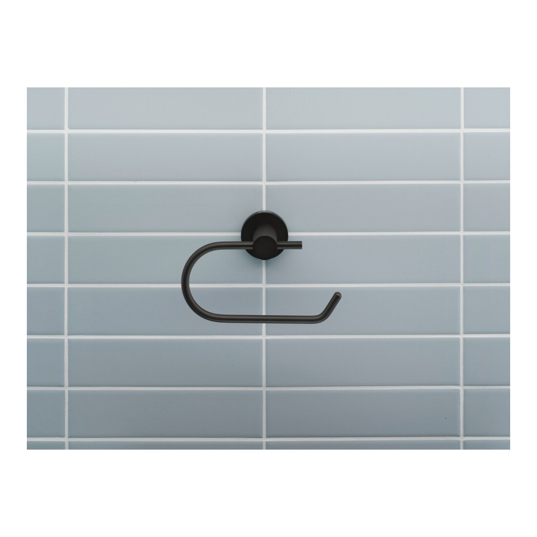 Duravit Papierhalter D-Code 16,5x6,6cm, schwarz matt