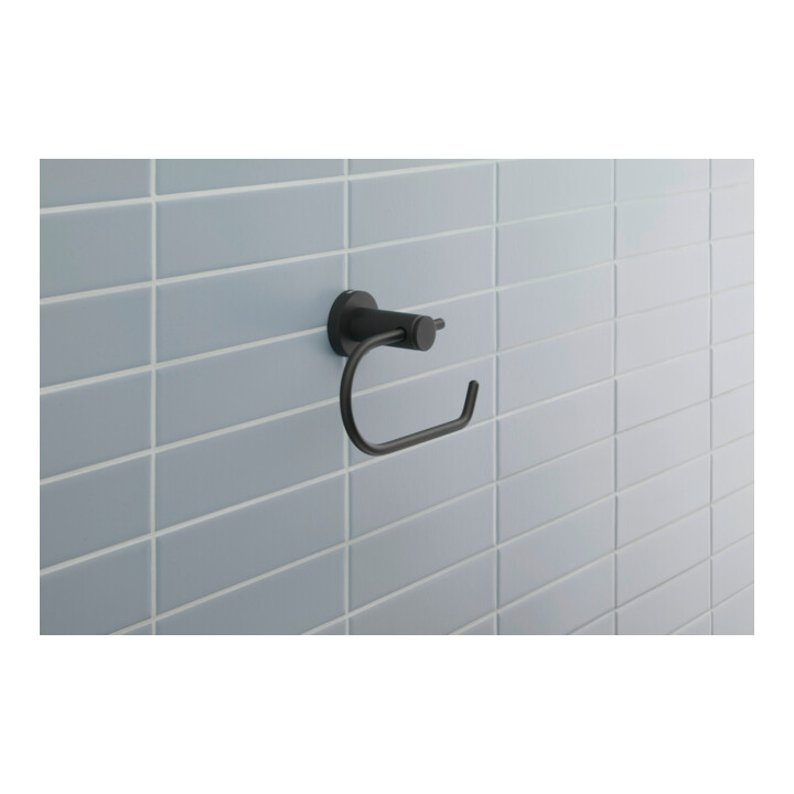 Duravit Papierhalter D-Code 16,5x6,6cm, schwarz matt