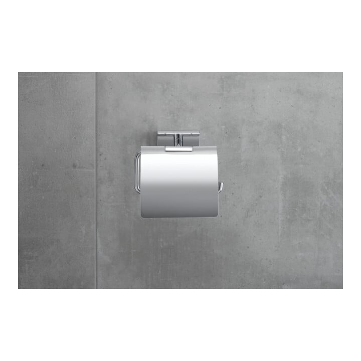 Duravit Papierhalter Karree 13,8x8,9cm, chrom