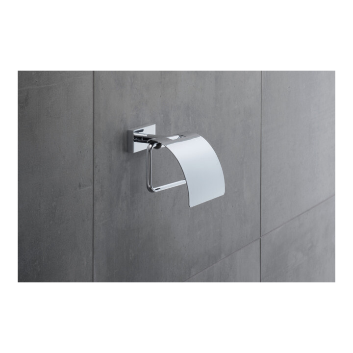 Duravit Papierhalter Karree 13,8x8,9cm, chrom