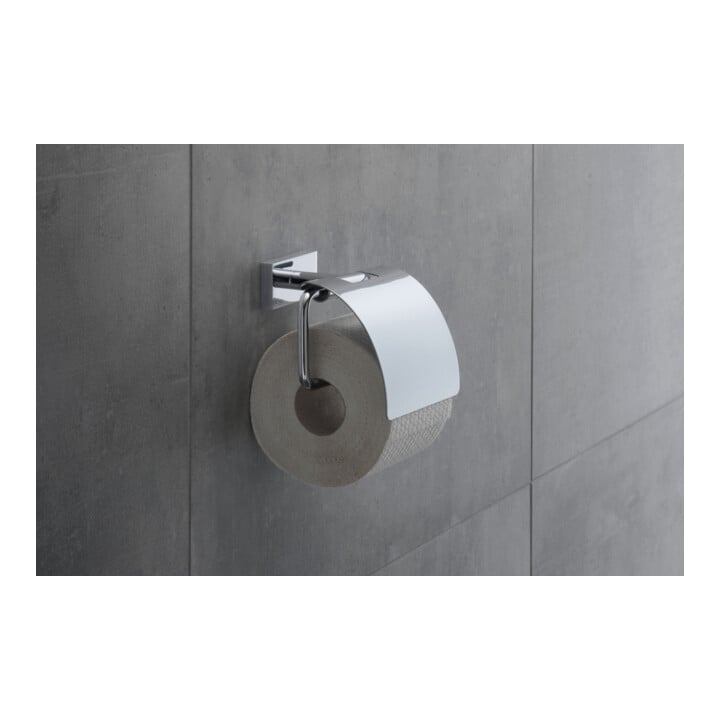 Duravit Papierhalter Karree 13,8x8,9cm, chrom
