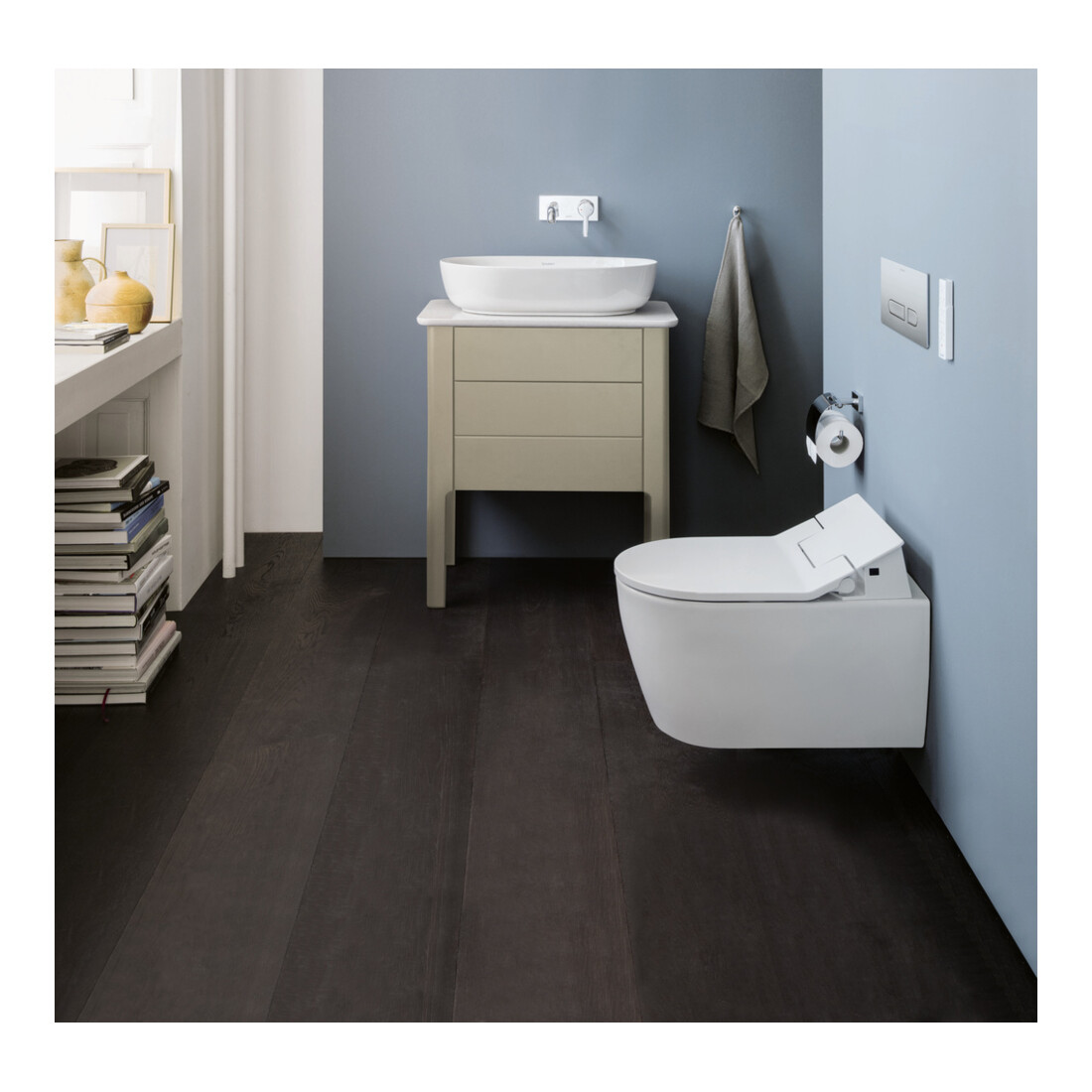 Duravit Papierhalter Karree 13,8x8,9cm, chrom