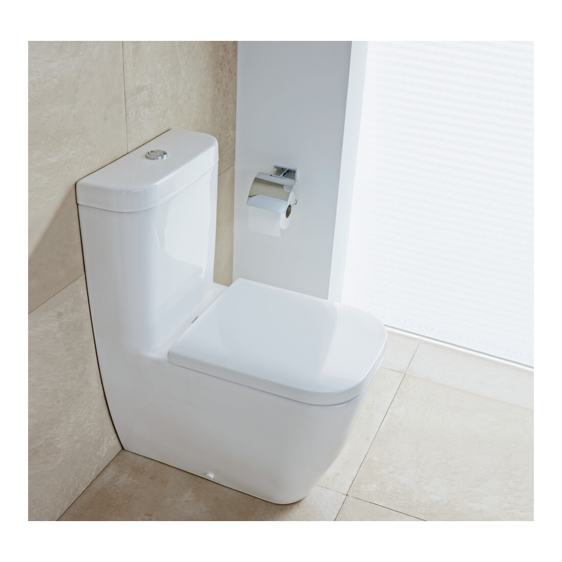 Duravit Papierhalter Karree 13,8x8,9cm, chrom