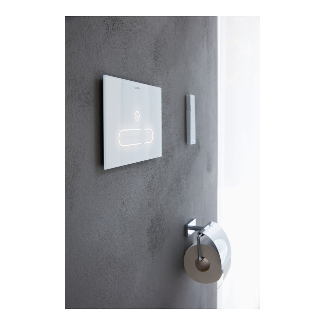 Duravit Papierhalter Karree 13,8x8,9cm, chrom