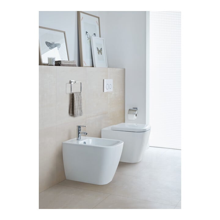 Duravit Papierhalter Karree 13,8x8,9cm, chrom