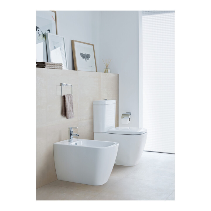 Duravit Papierhalter Karree 13,8x8,9cm, chrom
