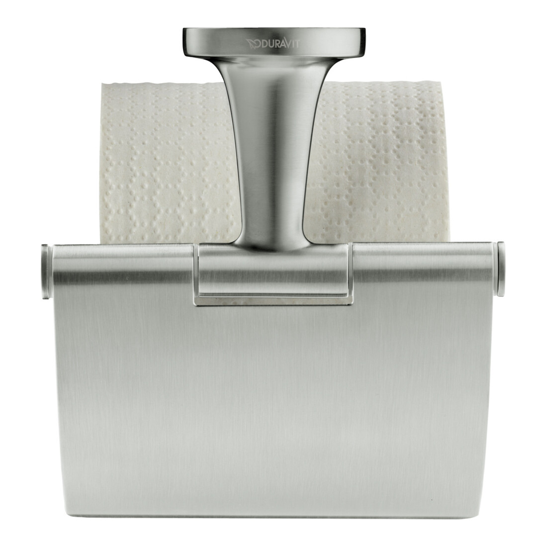 Duravit Papierrollenhalter Starck T 12,5x8,3cm, m Deck, Edelstahl gebürstet