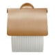 Duravit Papierrollenhalter Starck T 12,5x8,3cm, mit Deckel, Bronze gebürstet-1