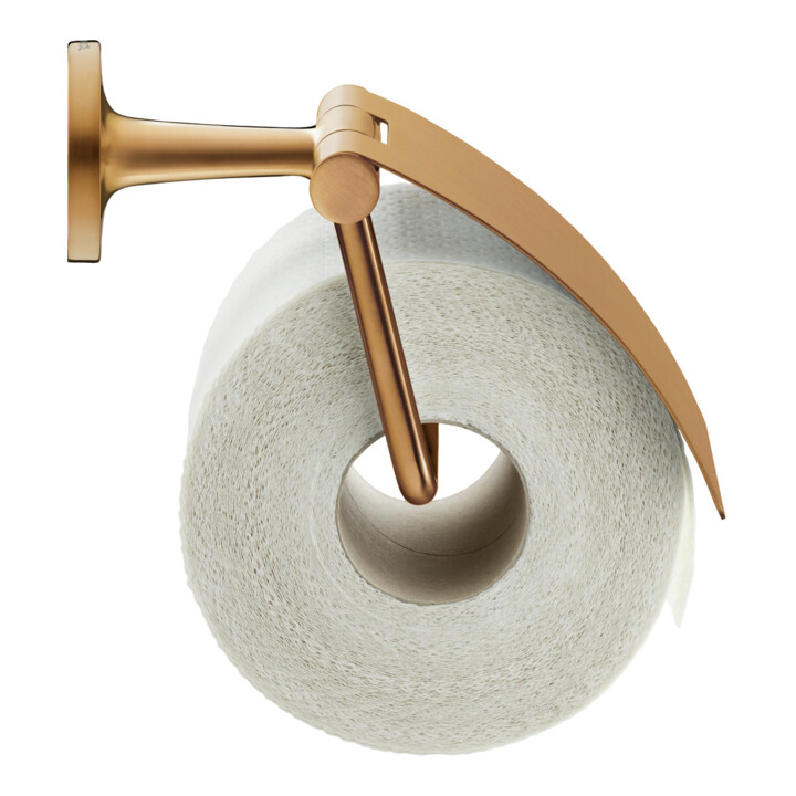 Duravit Papierrollenhalter Starck T 12,5x8,3cm, mit Deckel, Bronze gebürstet