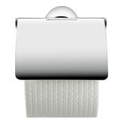 Duravit Papierrollenhalter Starck T 12,5x8,3cm, mit Deckel, chrom