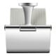Duravit Papierrollenhalter Starck T 12,5x8,3cm, mit Deckel, chrom-5