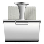 Duravit Papierrollenhalter Starck T 12,5x8,3cm, mit Deckel, chrom-5