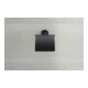Duravit Papierrollenhalter Starck T 12,5x8,3cm, mit Deckel, schwarz matt