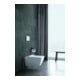 Duravit Papierrollenhalter Starck T 12,5x8,3cm, mit Deckel, schwarz matt
