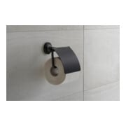 Duravit Papierrollenhalter Starck T 12,5x8,3cm, mit Deckel, schwarz matt-4